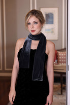 charcoal velvet wrap custom gift