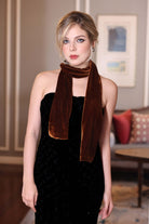handmade velvet scarf christmas gift