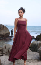 Linen cami dress