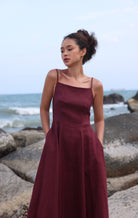 Linen cami dress