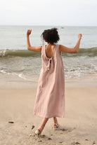 Linen tank dress