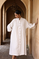 Linen tunic dress