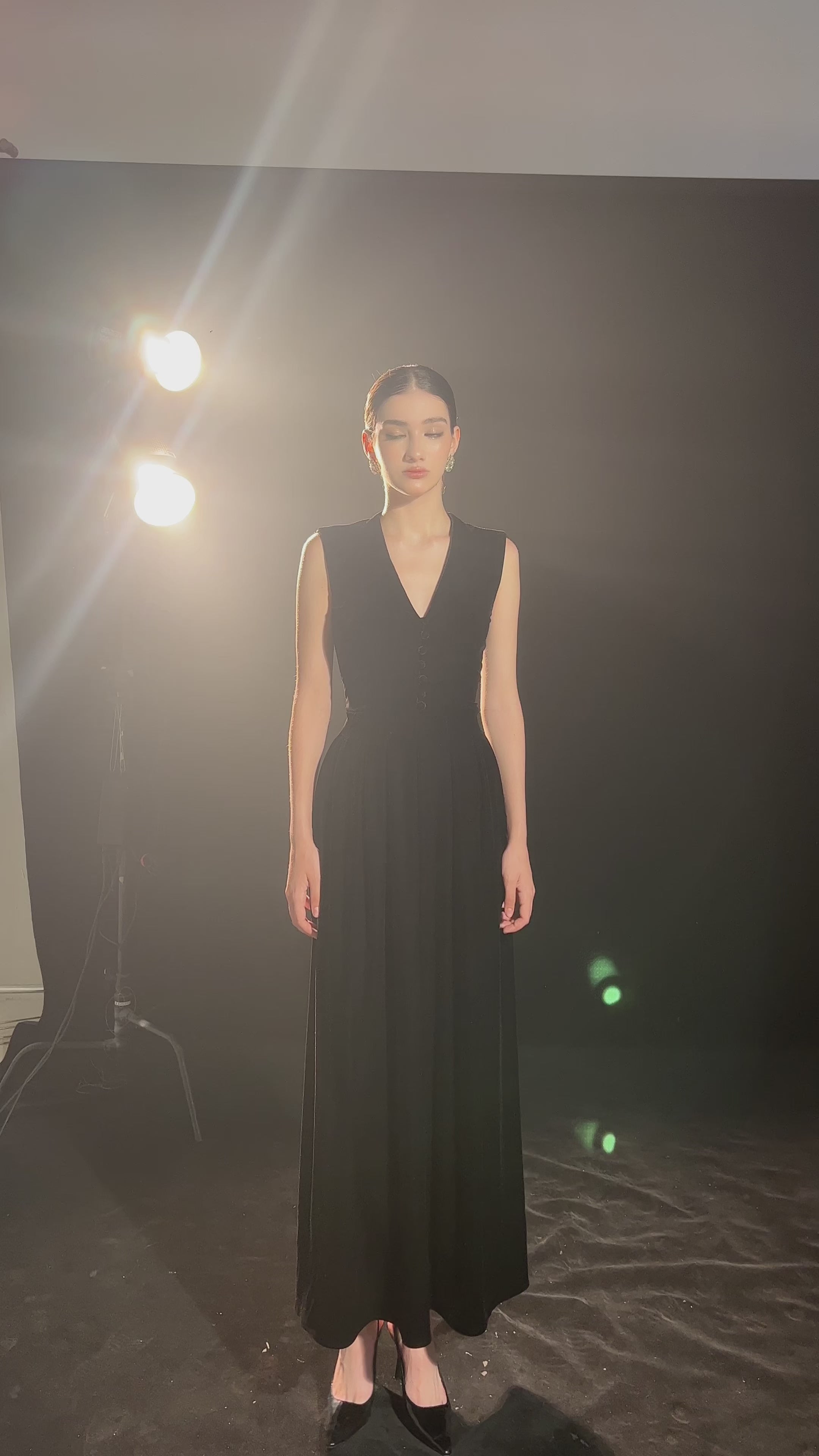 Velvet date night dress