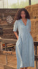 collared linen summer dress