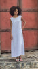 Low back linen dress