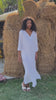 bohemian midi linen dress 