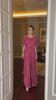 velvet dress flutter sleeves
