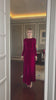 long sleeve velvet dress