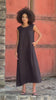 Sleeveless linen maxi dress