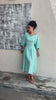 Linen dress with detachable belt