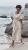 Linen summer wedding guest dress