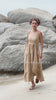 Tiered linen summer dress