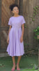 Short sleeve linen dress