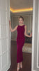Sleeveless velvet dress