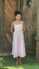 Pink linen sundress