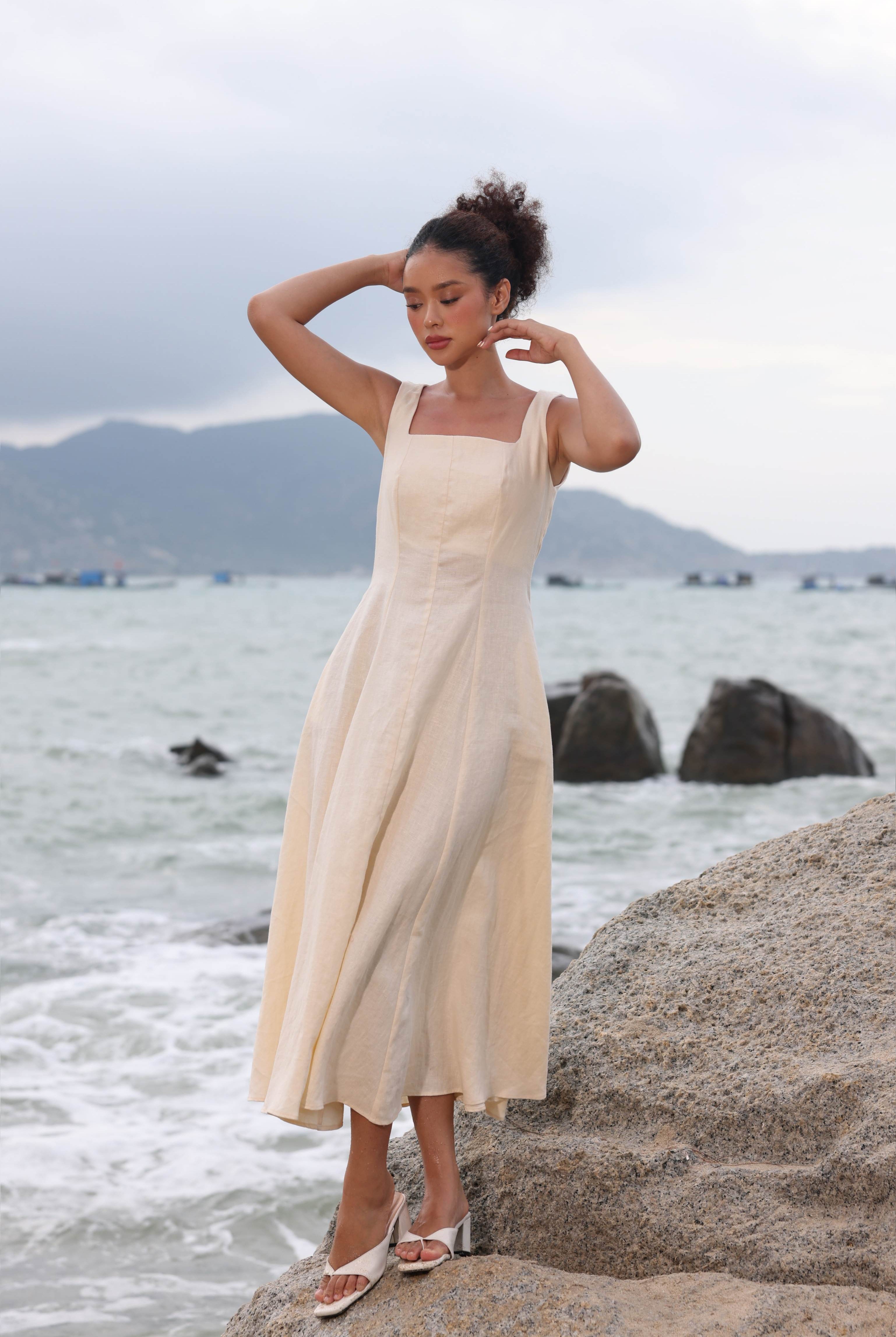 Linen dresses for women MYAN ATELIER Linen dresses for women MYAN ATELIER
