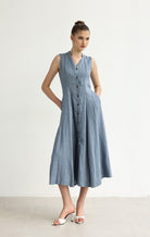 Summer casual linen dress