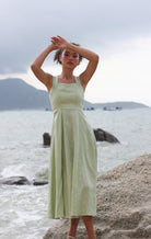 Sweetheart linen sundress