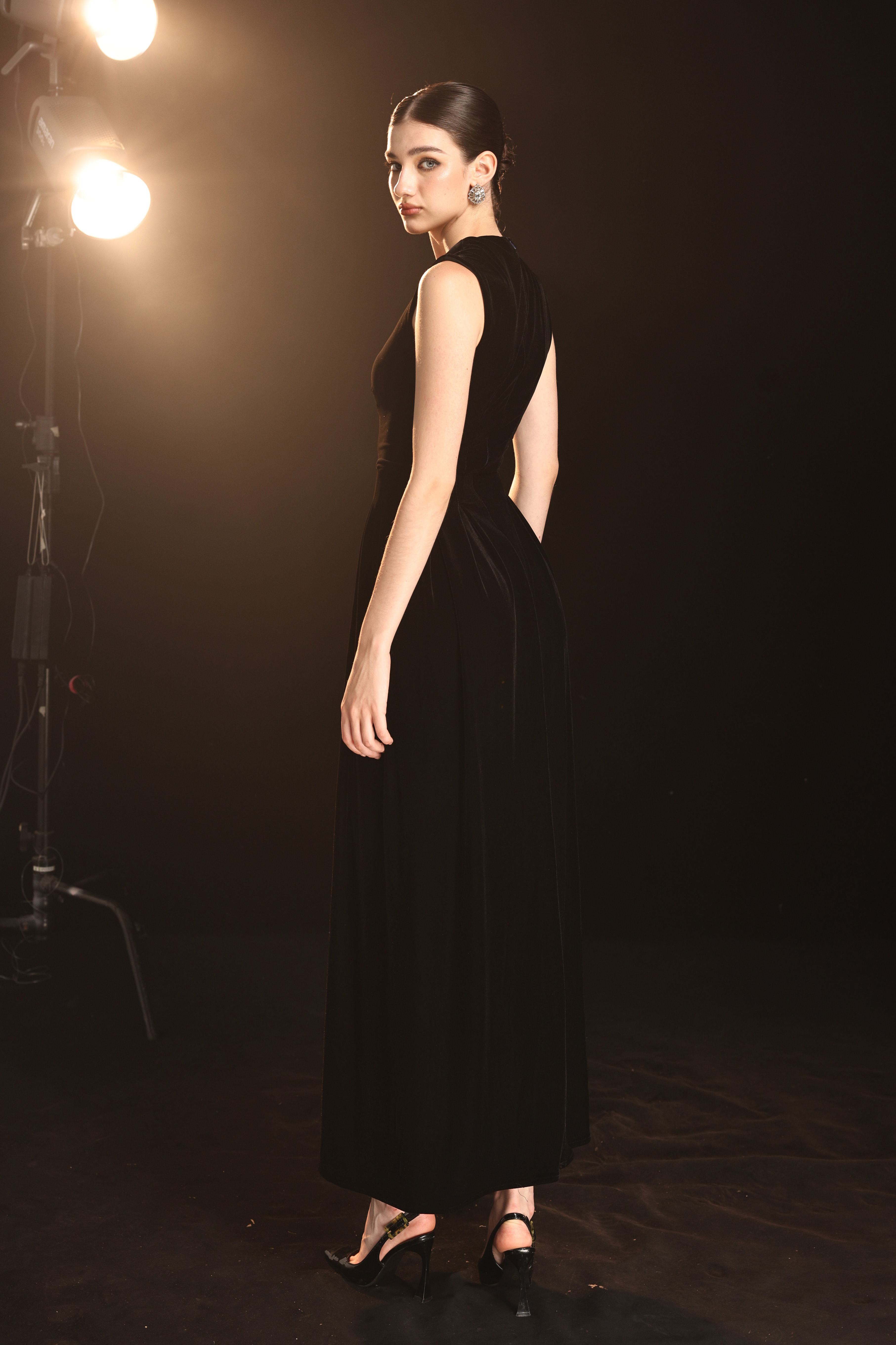 Velvet date night dress