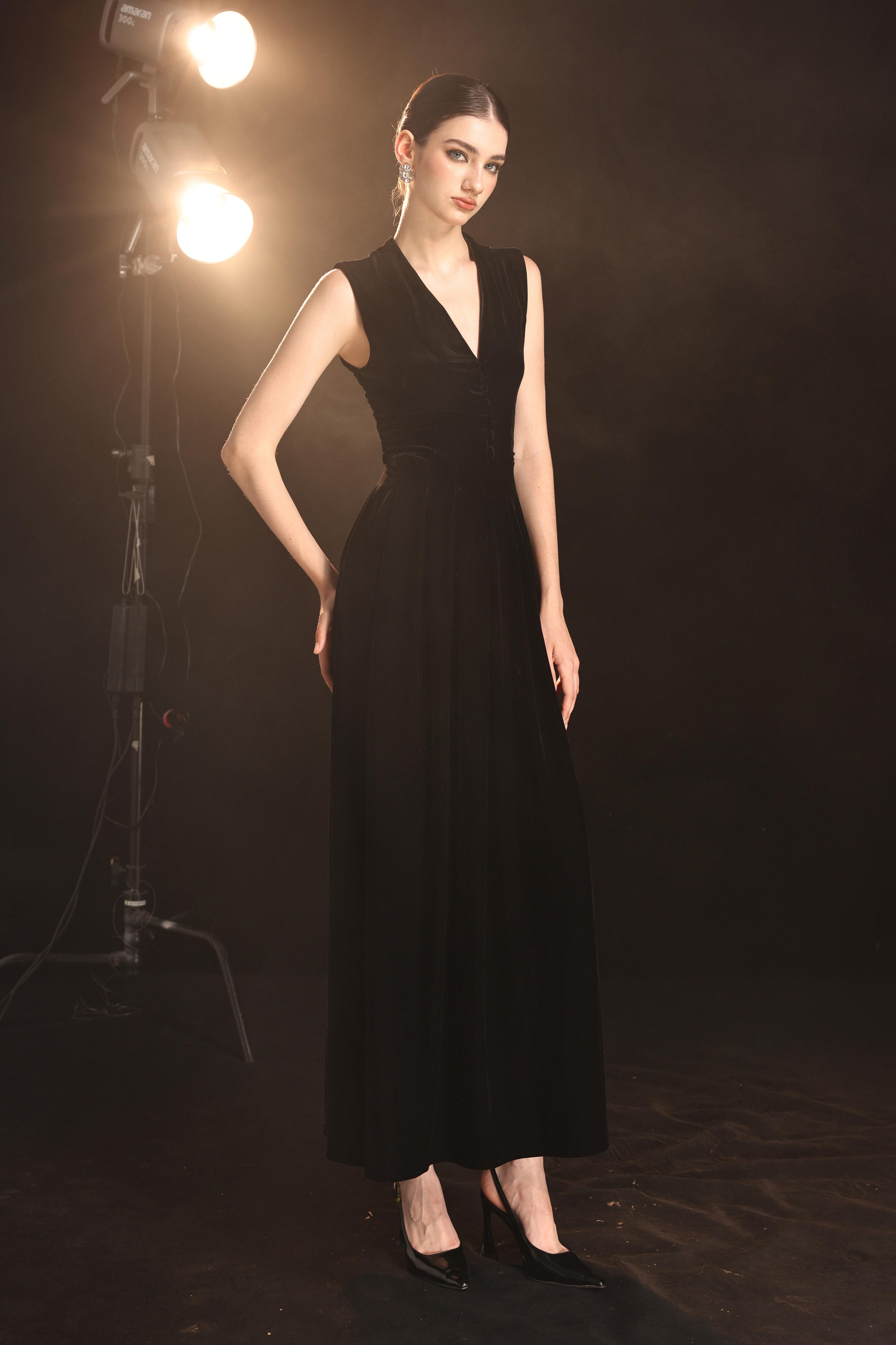 Velvet date night dress